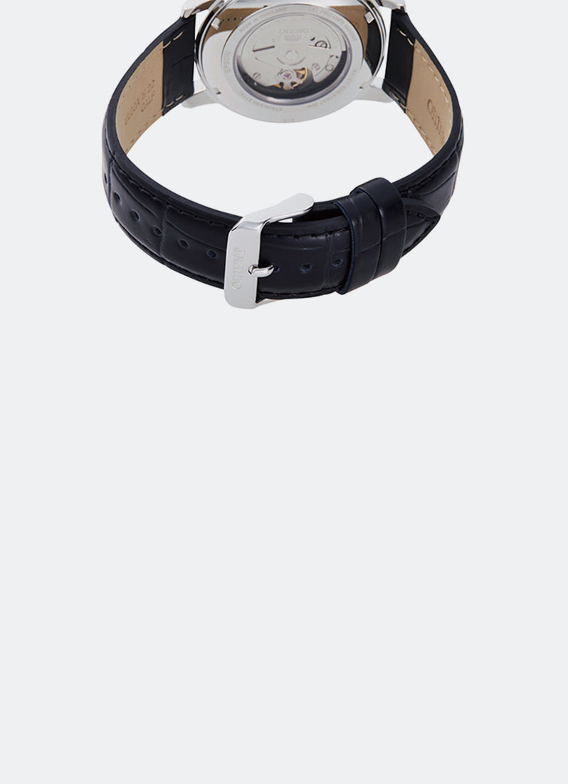 Commuter Automatic Day Date Black Dial Leather Black 41.9mm RA-AA0C04B