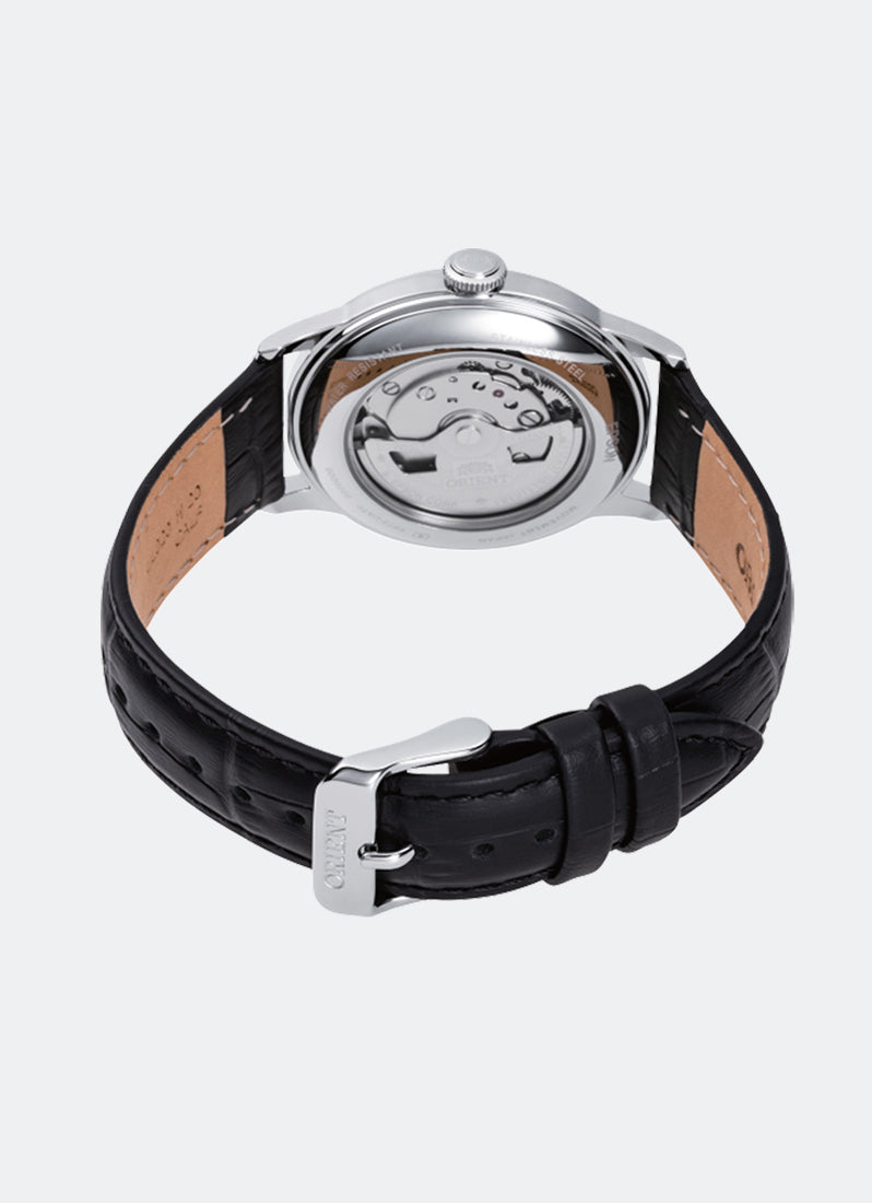 Classic Mechanical Leather Black 38.4mm RA-AC0M03S