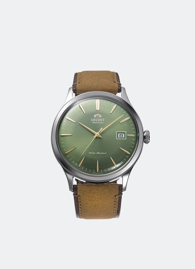 Bambino ver 4 Automatic Date Green Dial Synthetic leather Light Brown 42mm RA-AC0P01E