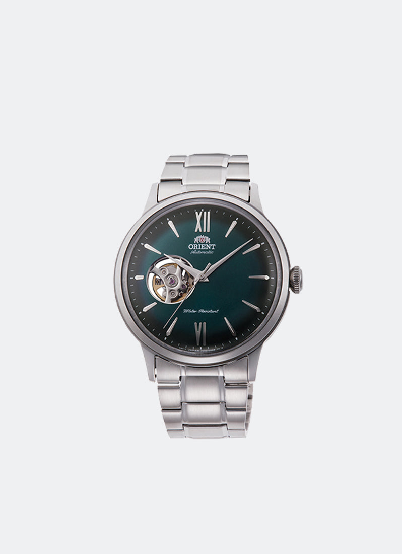 Helios Automatic Green Dial Metal Silver 40.5mm RA-AG0026E