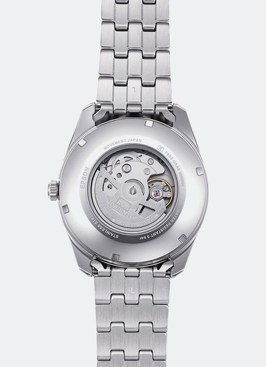 Contemporary Automatic Multi-year Calendar White Dial Metal Silver 43.5mm RA-BA0004S