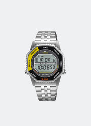 Rotocall Reissue Discover More Digital Men Black & Yellow Stainless Steel - 37mm SMGG17P1