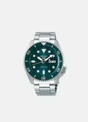 Seiko 5 Sport Automatic Men Green Dial Silver Stainless steel 42.5mm - SRPD61