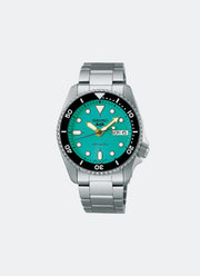 Seiko 5 Sport Automatic Men Teal Dial Silver Stainless steel 38mm - SRPK33K1