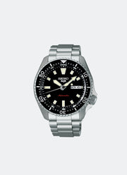 Seiko 5 Sport Automatic Men Black Dial Silver Stainless steel 42.5mm SRPL85K1