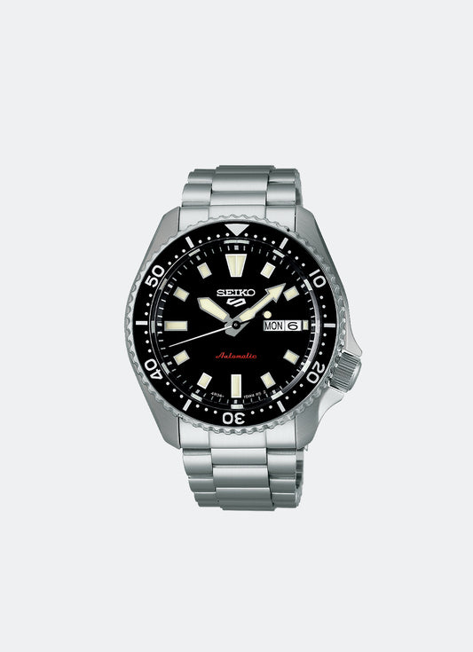 Seiko 5 Sport Automatic Men Black Dial Silver Stainless steel 42.5mm SRPL85K1