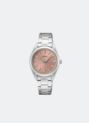 Seiko Conceptual Women Blush Dial Silver Stainless steel 29.8mm - SUR529