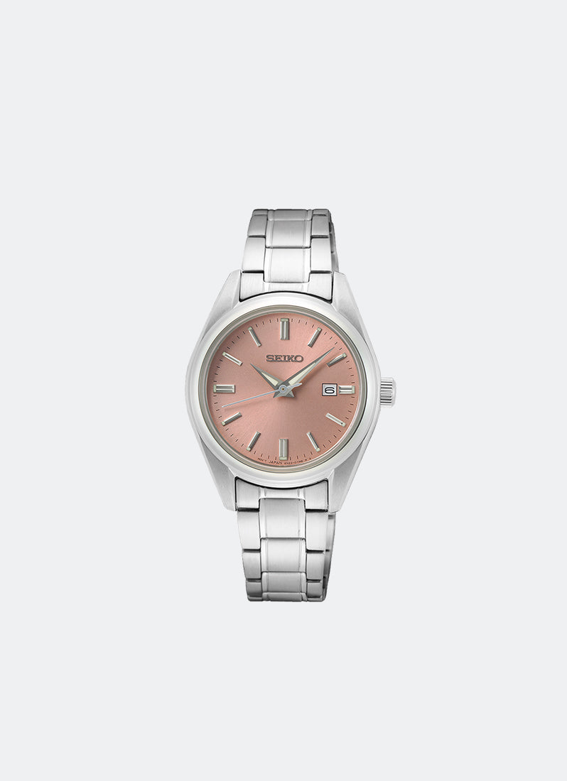 Seiko Conceptual Women Blush Dial Silver Stainless steel 29.8mm - SUR529