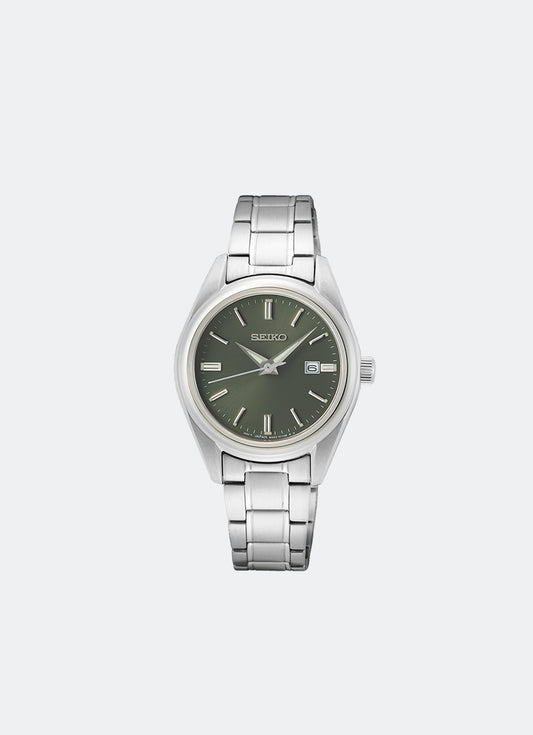Seiko Conceptual Men Green Dial Silver Stainless steel 40.2mm - SUR527