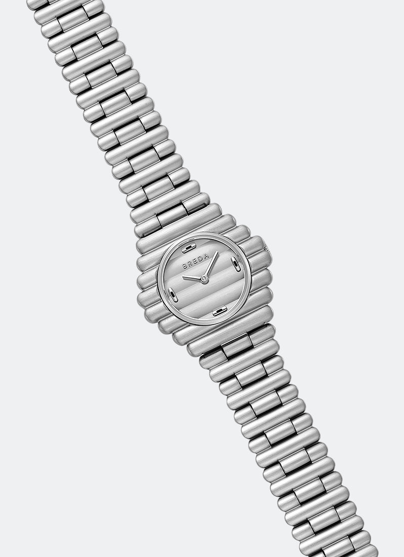 Jam Tangan Breda Coda Silver Bracelet 32 mm 1756B Long