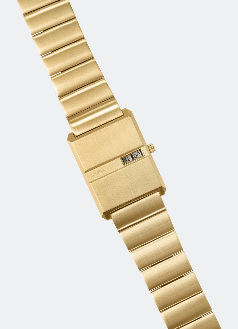 Breda Pulse Gold Metal Bracelet 26mm - 1750A