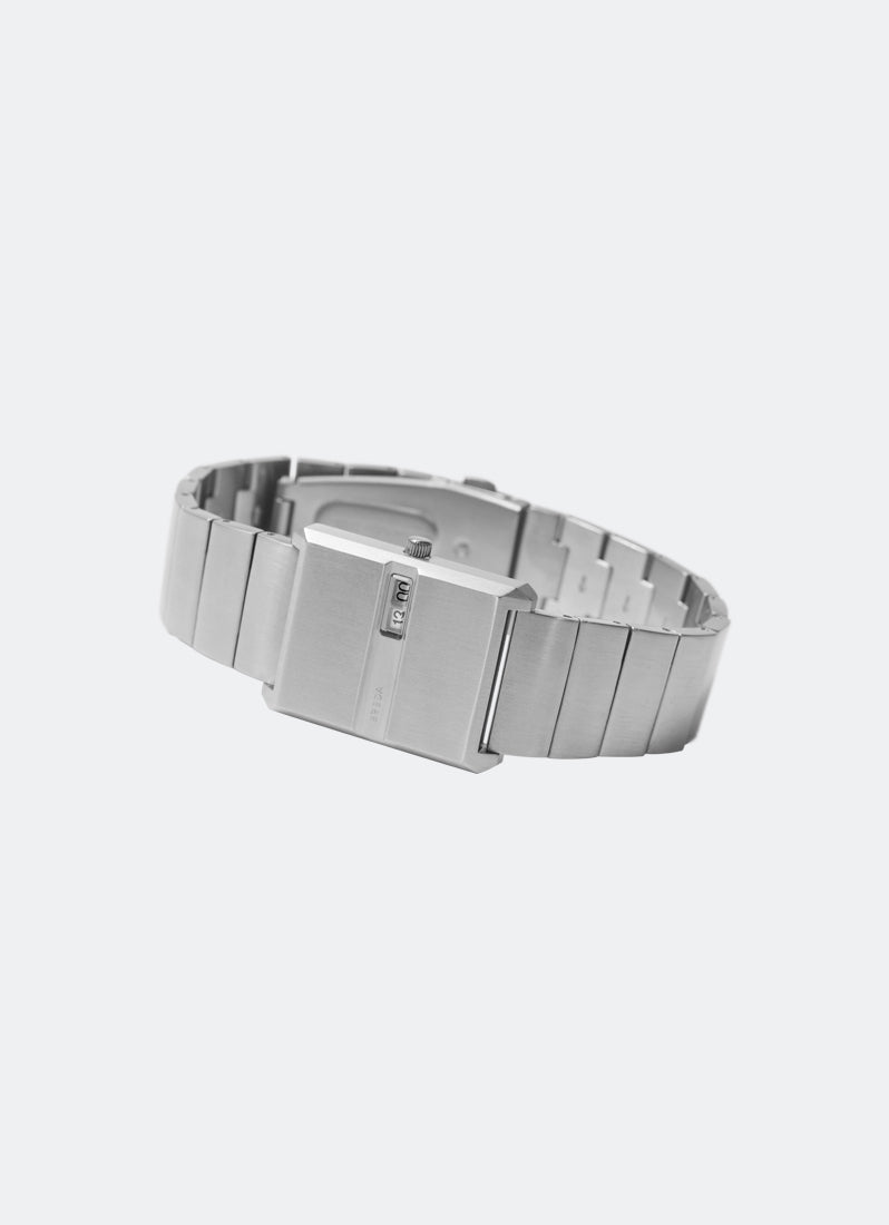 Breda Pulse Silver Metal Bracelet 26mm - 1750B