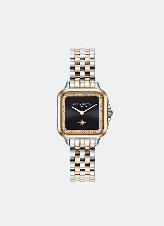 Grosvenor Black & Gold Bracelet Watch 28mm - 24000124