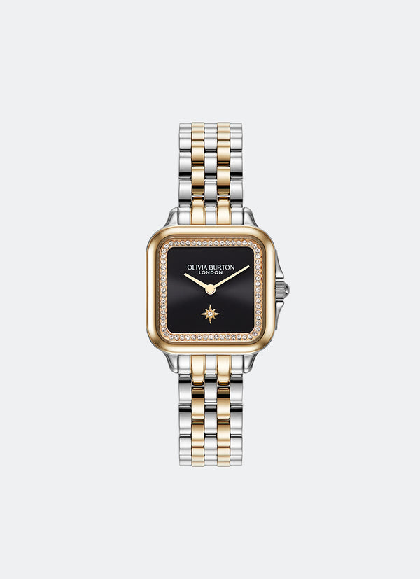 Grosvenor Black & Gold Bracelet Watch 28mm - 24000124