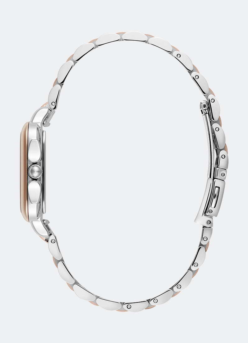 Grosvenor Silver White & Two Tone Bracelet Watch 28mm - 24000125