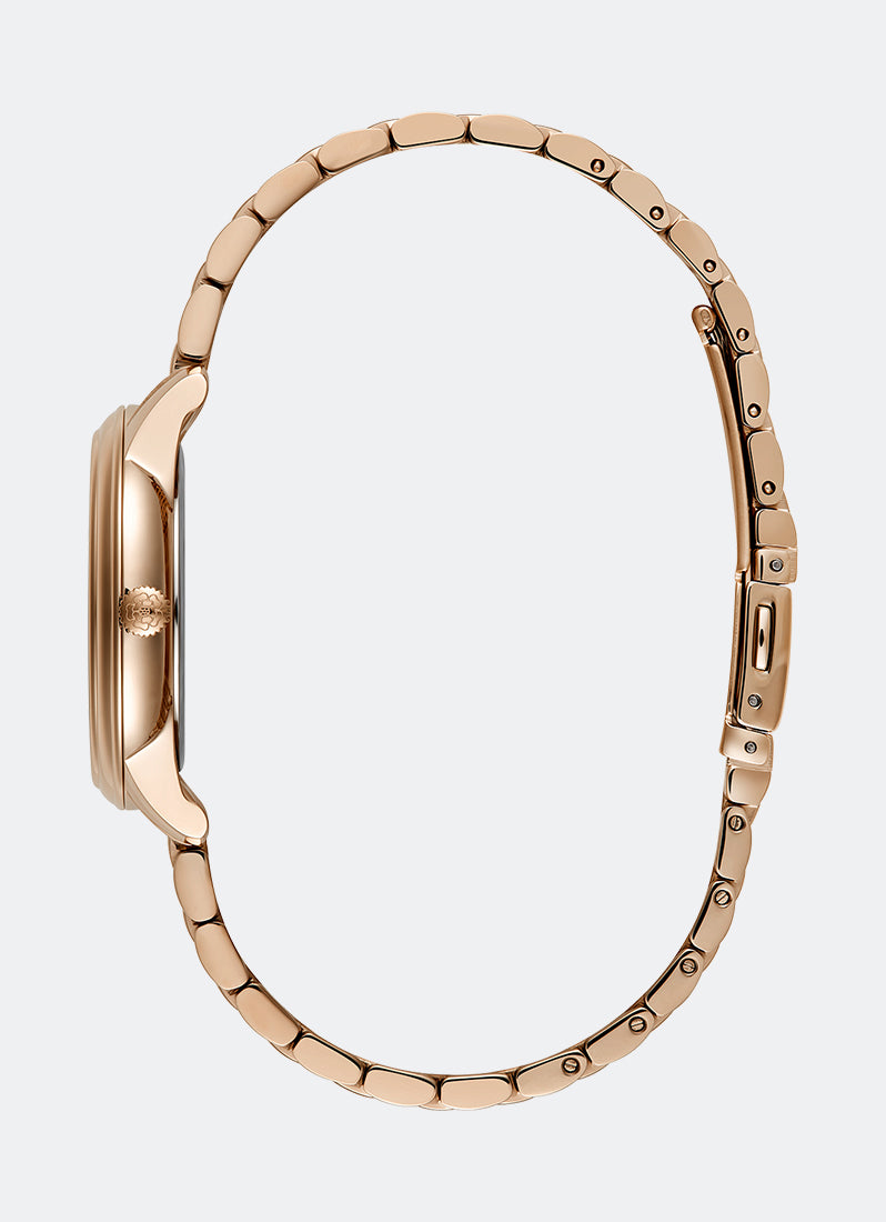 Classic Swirl Mushroom & Rose Gold Link Watch 32mm - 24000131