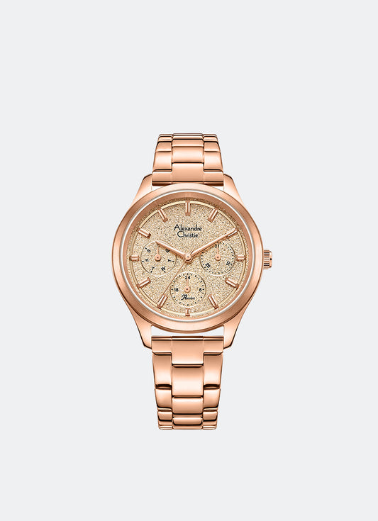 Passion Boyfriend Band Multifunction Rose Gold Gold 34mm - AC2A93BFBRGLN