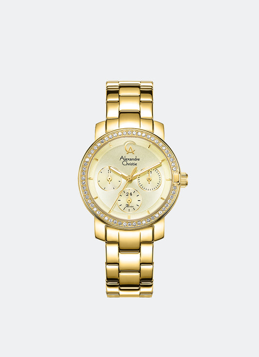 Passion Boyfriend Band Multifunction Gold Gold Dial 34mm - AC2B23BFBGPIV