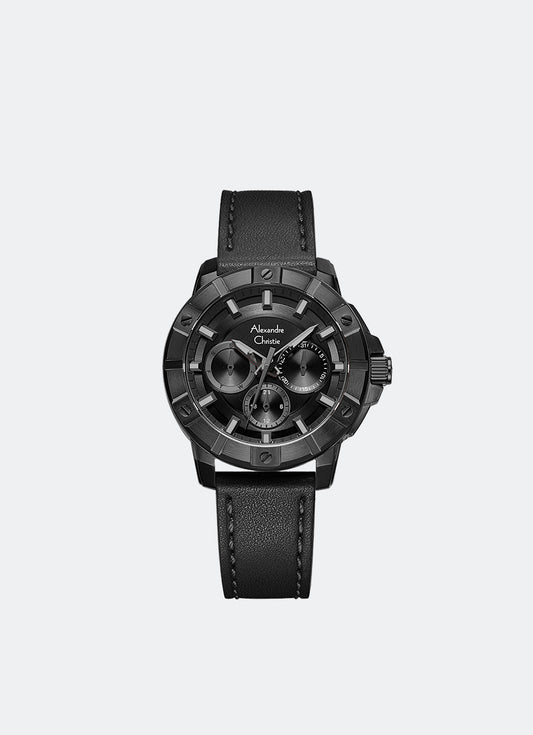 Multifunction Boyfriend Band Multifunction Black Black Dial 37mm - AC6609BFLIPBA