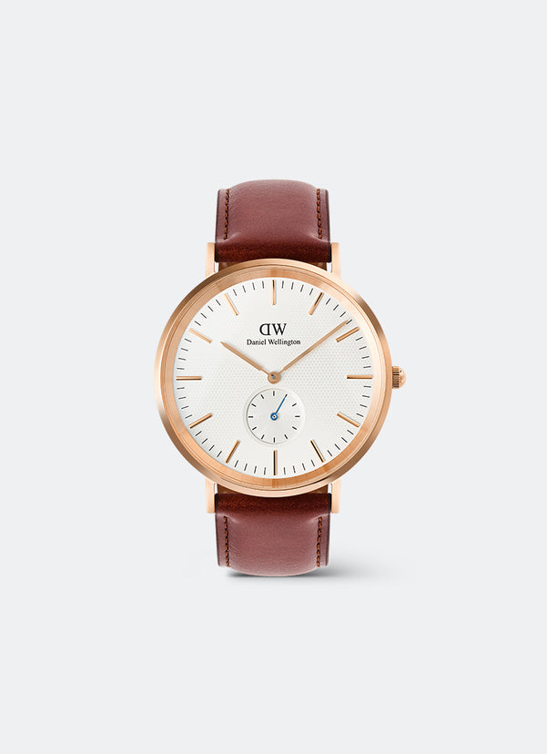 Classic 40 Off-White Multi-Eye St. Mawes Sunray Rose Gold (40.8) DW00100871