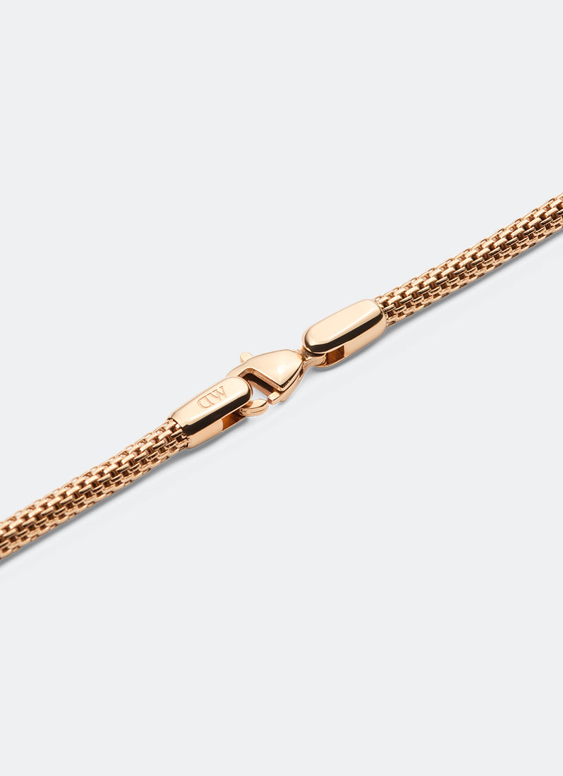 Tide Mesh Necklace Rose Gold 2.8 - DW00401097