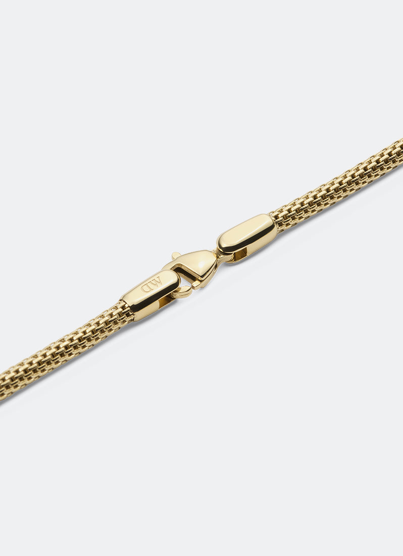 Tide Mesh Necklace Gold 2.8 - DW00401099