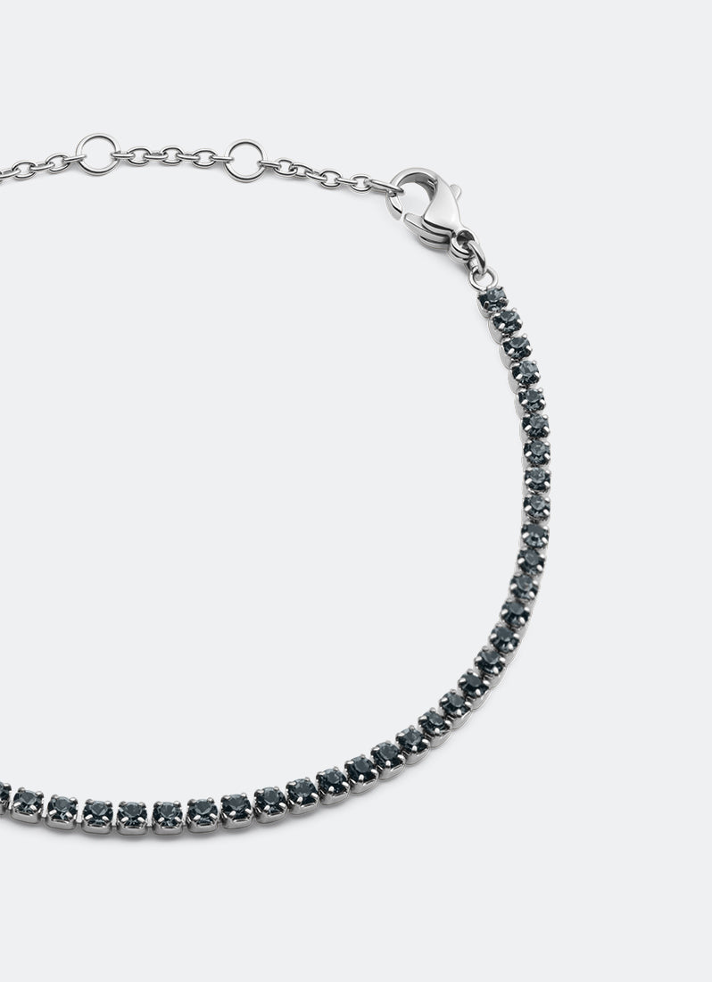 Classic Tennis Bracelet Nightfall Silver - DW00401108