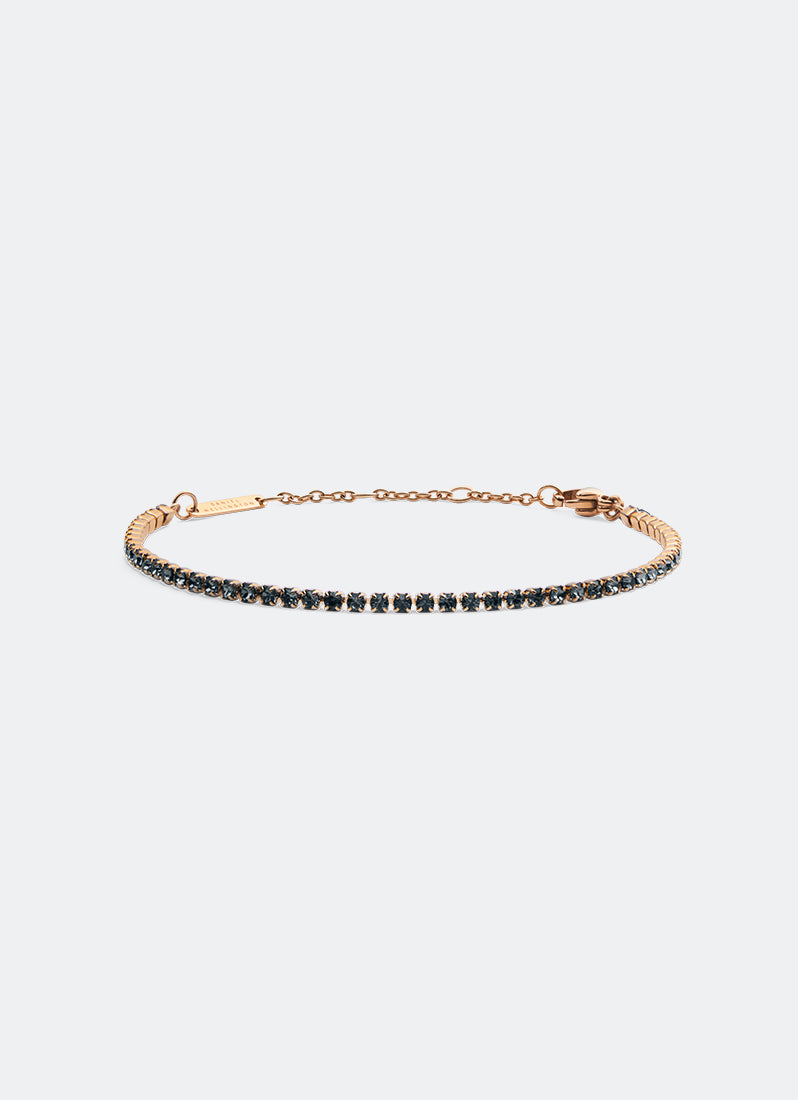 Classic Tennis Bracelet Nightfall Rose Gold - DW00401109