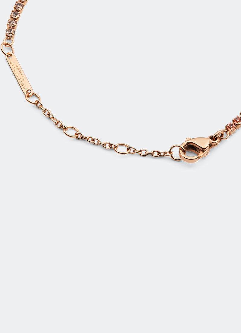 Classic Tennis Bracelet Apricot Rose Gold - DW00401112