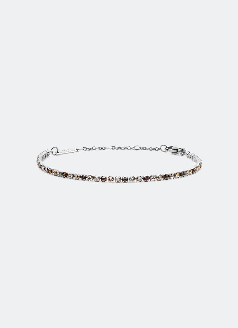 Classic Tennis Bracelet Honey Combo Silver - DW00401114