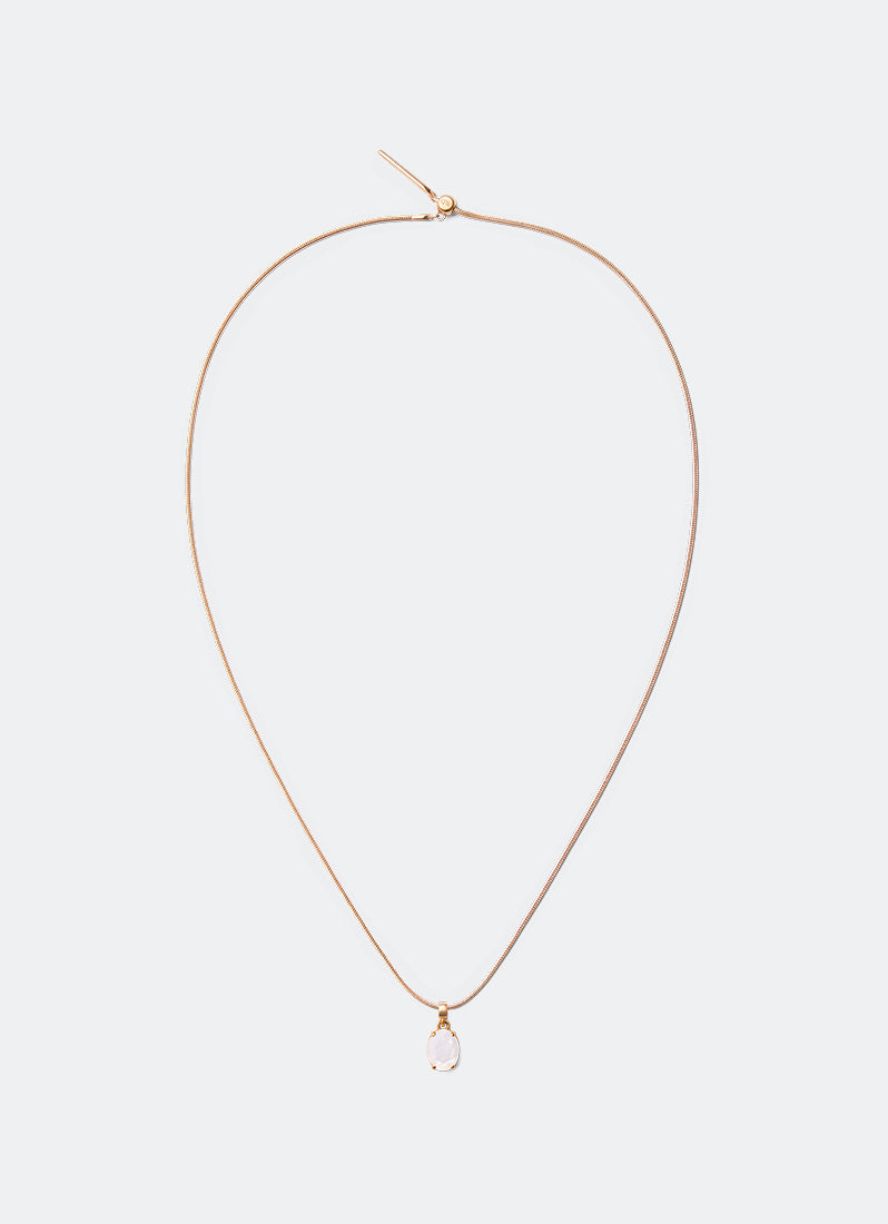 Charm Oval Mother of Pearl Rose Gold - DW00401460