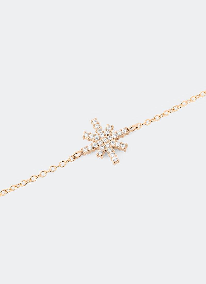 Daniel Wellington Mirelle Star Bracelet Rose Gold Closeup