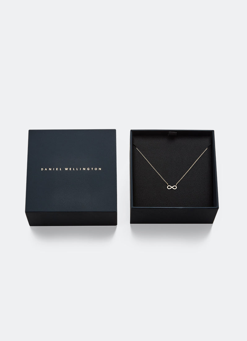 Daniel Wellington Mirelle Infinity Necklace Gold Box