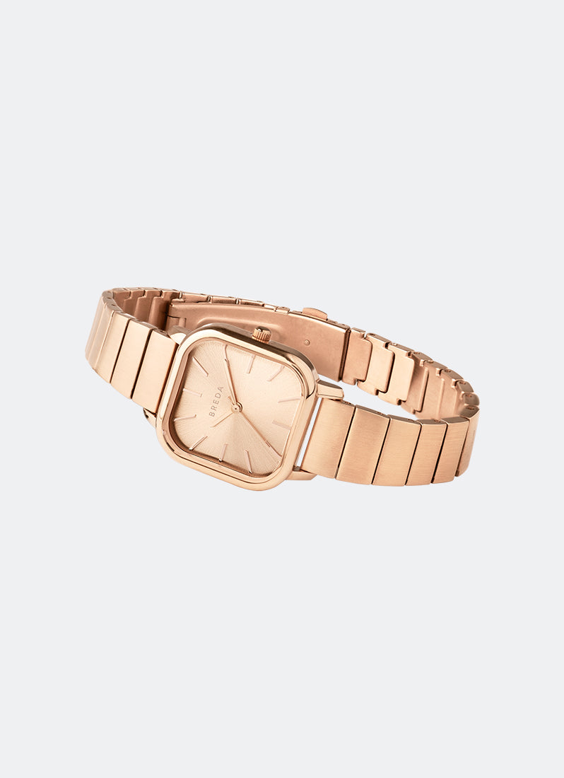 Breda Esther Rose Gold Dial Rose Gold Metal Bracelet - 1735D