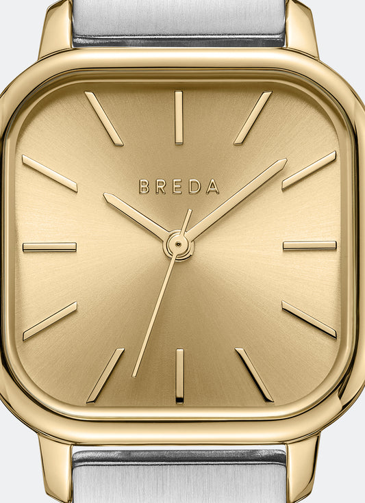 Breda Esther Gold Dial Gold and Metal Bracelet - 1735M