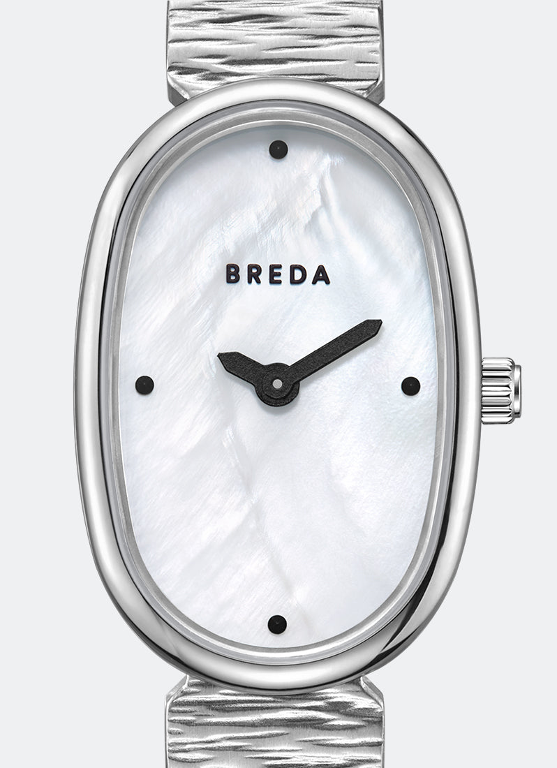 Breda Jane Revival Pearl Dial Silver - 1753B