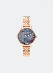 Under the Sea Shell Floral & Rose Gold Bracelet - OB16US25 30mm