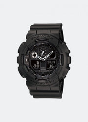 G-Shock Digital Analog Black Dial Black Resin Strap 55 mm Men GA-100-1A1DR
