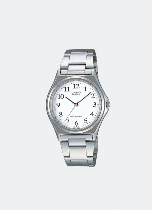 Casio Analog Silver Stainless Steel Strap 36 mm Ladies MTP-1130A-7BRDF