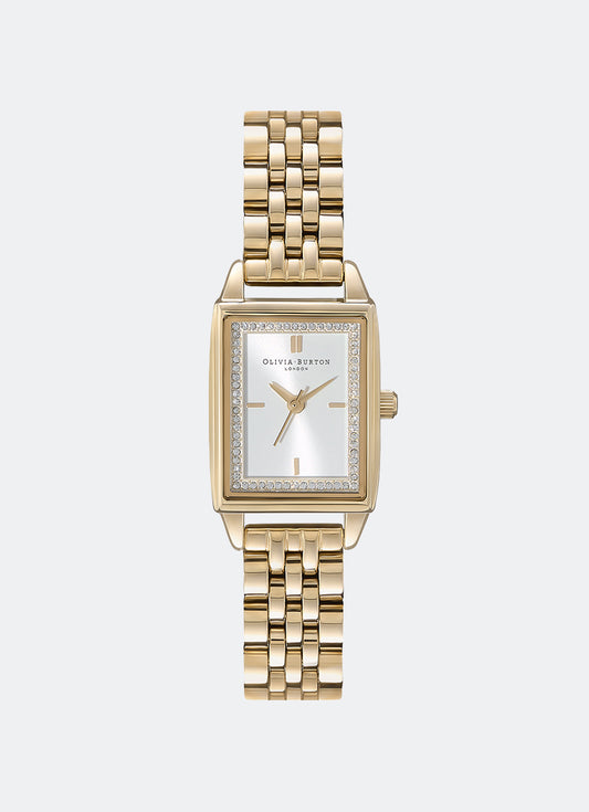 Rectangle White & Gold Bracelet Watch 21mm - 24000013