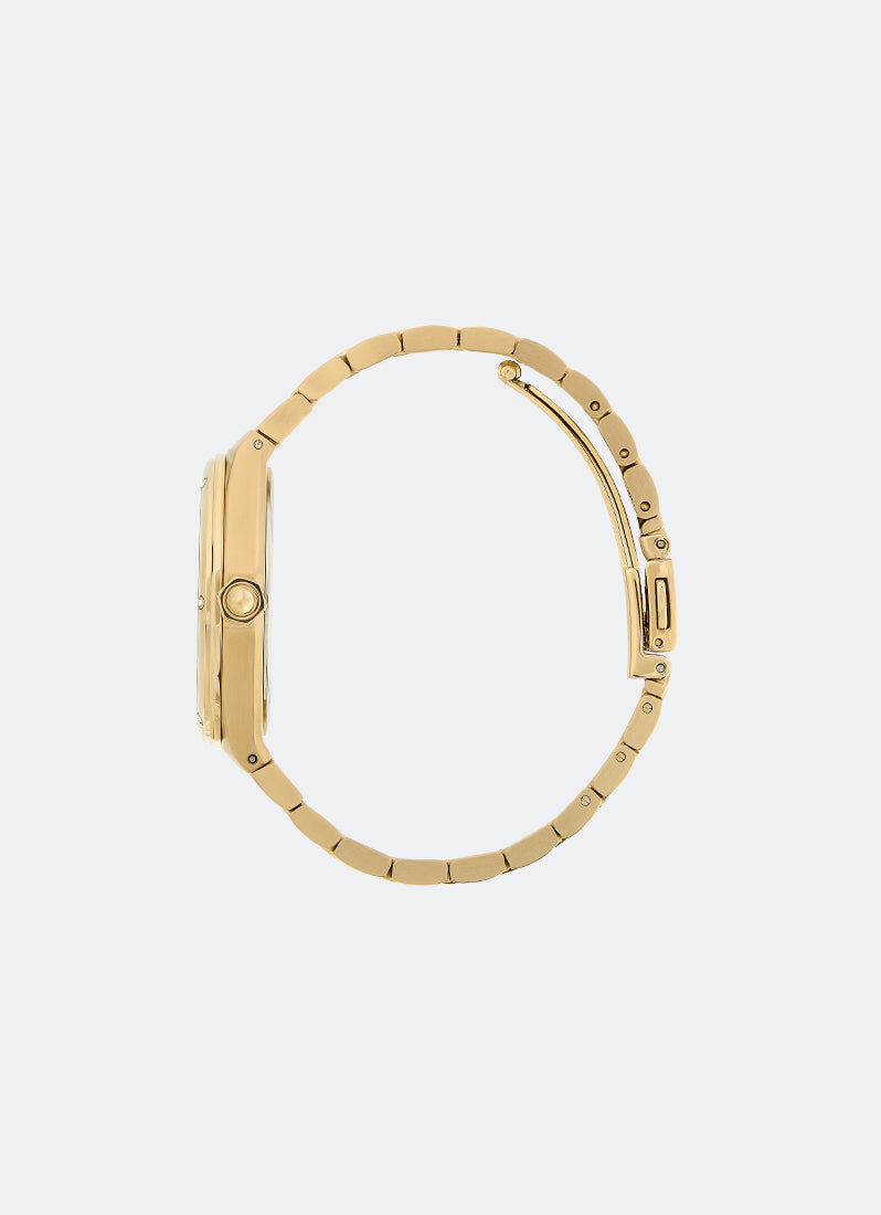Hexa Green & Gold Bracelet Watch 33mm - 24000029
