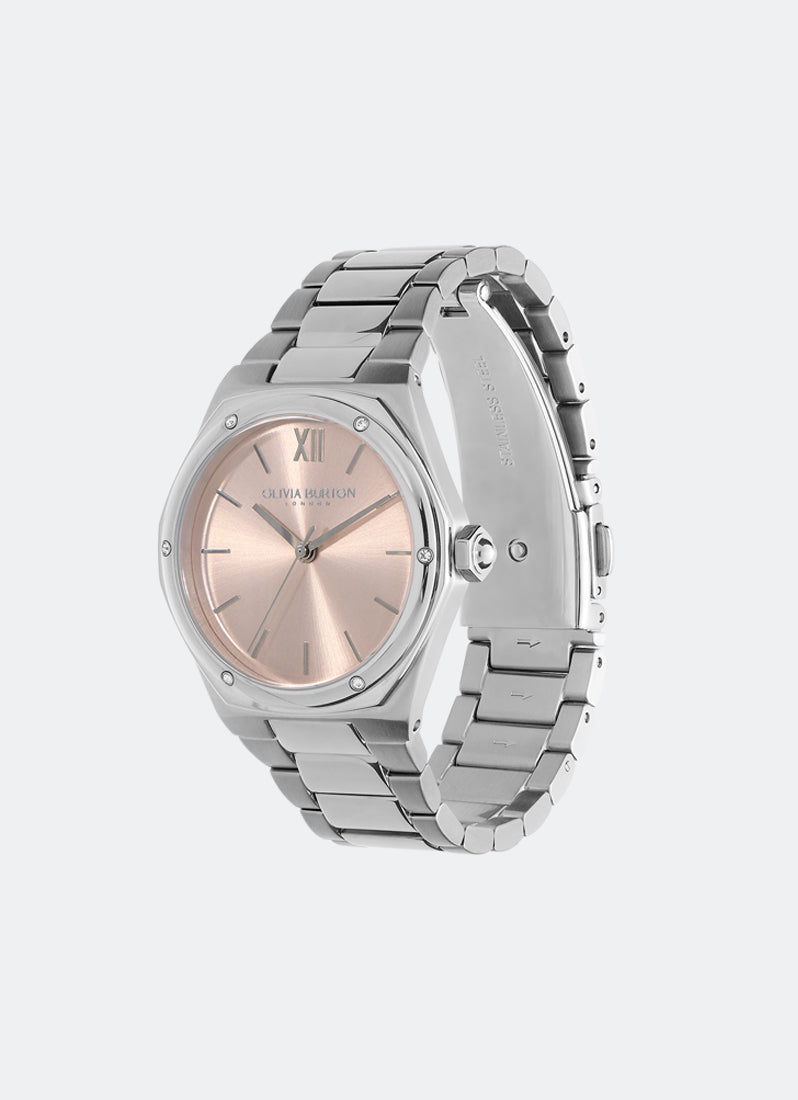 Hexa Blush & Silver Bracelet Watch 33mm - 24000071