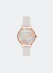 Abstract Florals Blush & Rose Gold 30mm