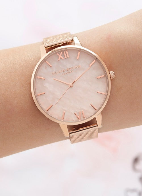 Semi Precious Rose Gold Mesh - OB16SP01