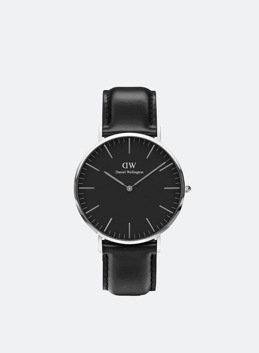 Classic Black Sheffield 40mm Silver