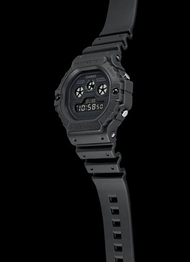 G-SHOCK Digital Black Resin Strap 46.8mm Men DW-5900BB-1DR