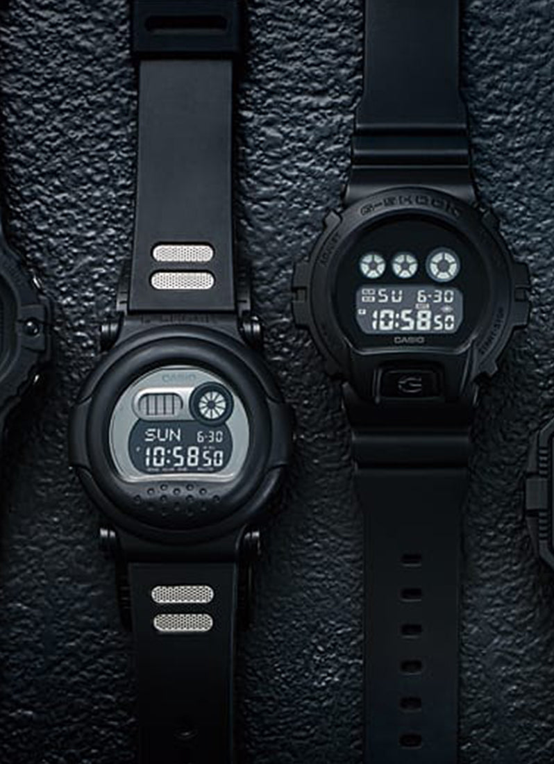 G-SHOCK Digital Black Resin Strap 46.8mm Men DW-5900BB-1DR