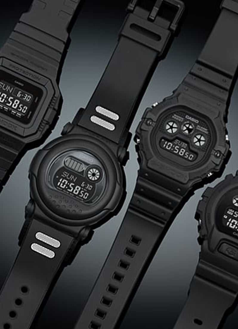 G-SHOCK Digital Black Resin Strap 46.8mm Men DW-5900BB-1DR
