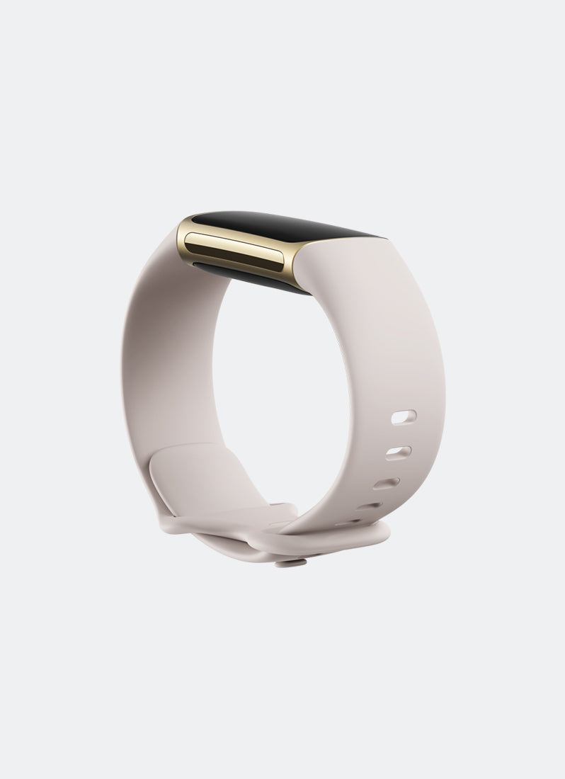 Fitbit Charge 5 Lunar White / Softgold Stainless Steel