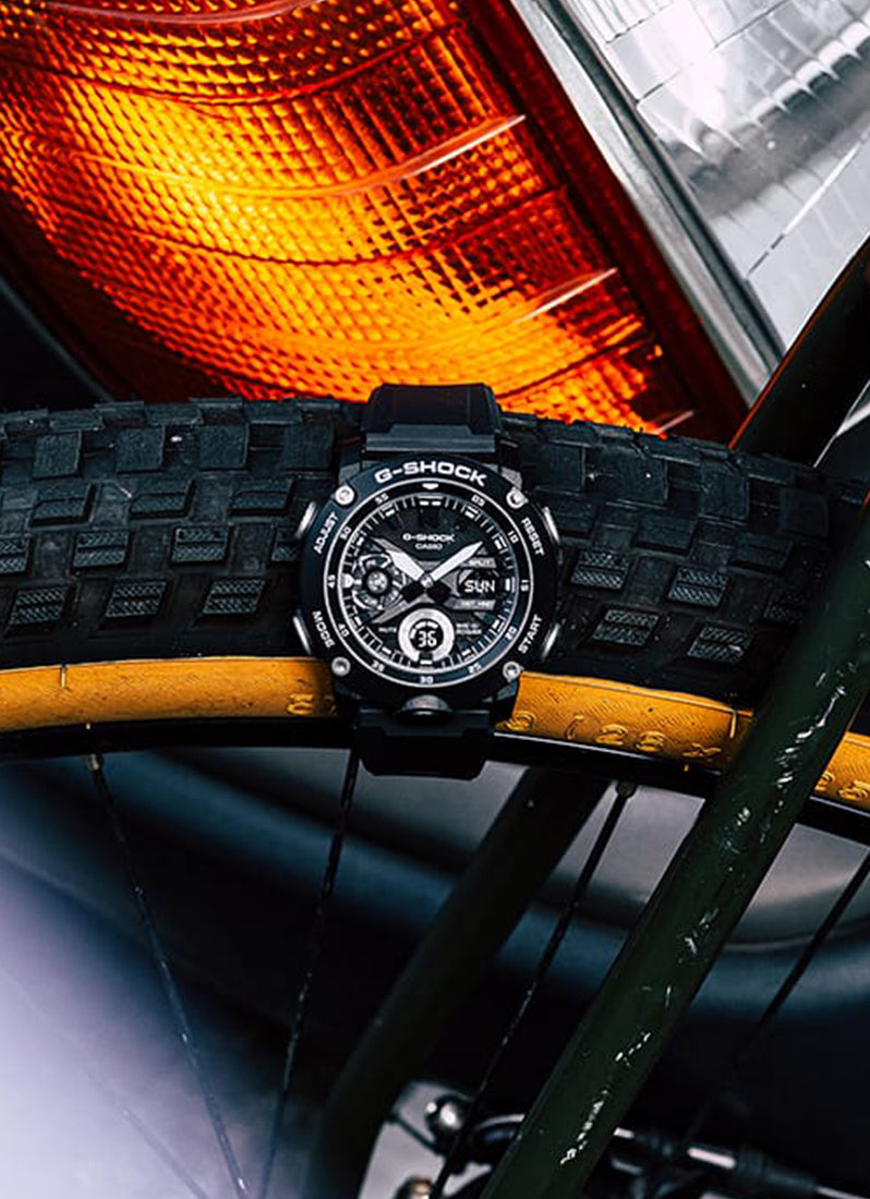 G-SHOCK Digital analog Black Dial Black Resin Strap 48mm Men GA- 2000S-1ADR